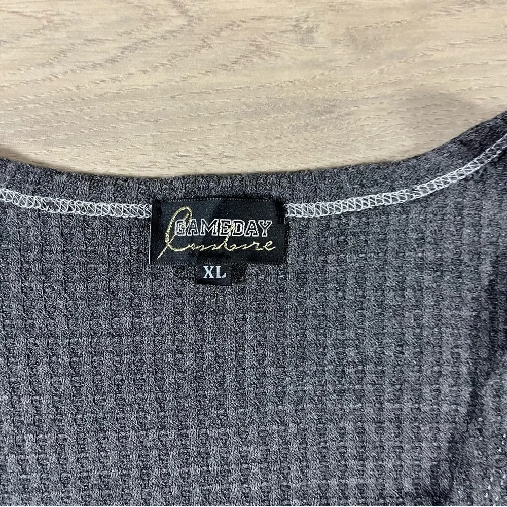 Gameday Couture Florida State Seminoles Black, White, Red & Gray Hooded Cardigan